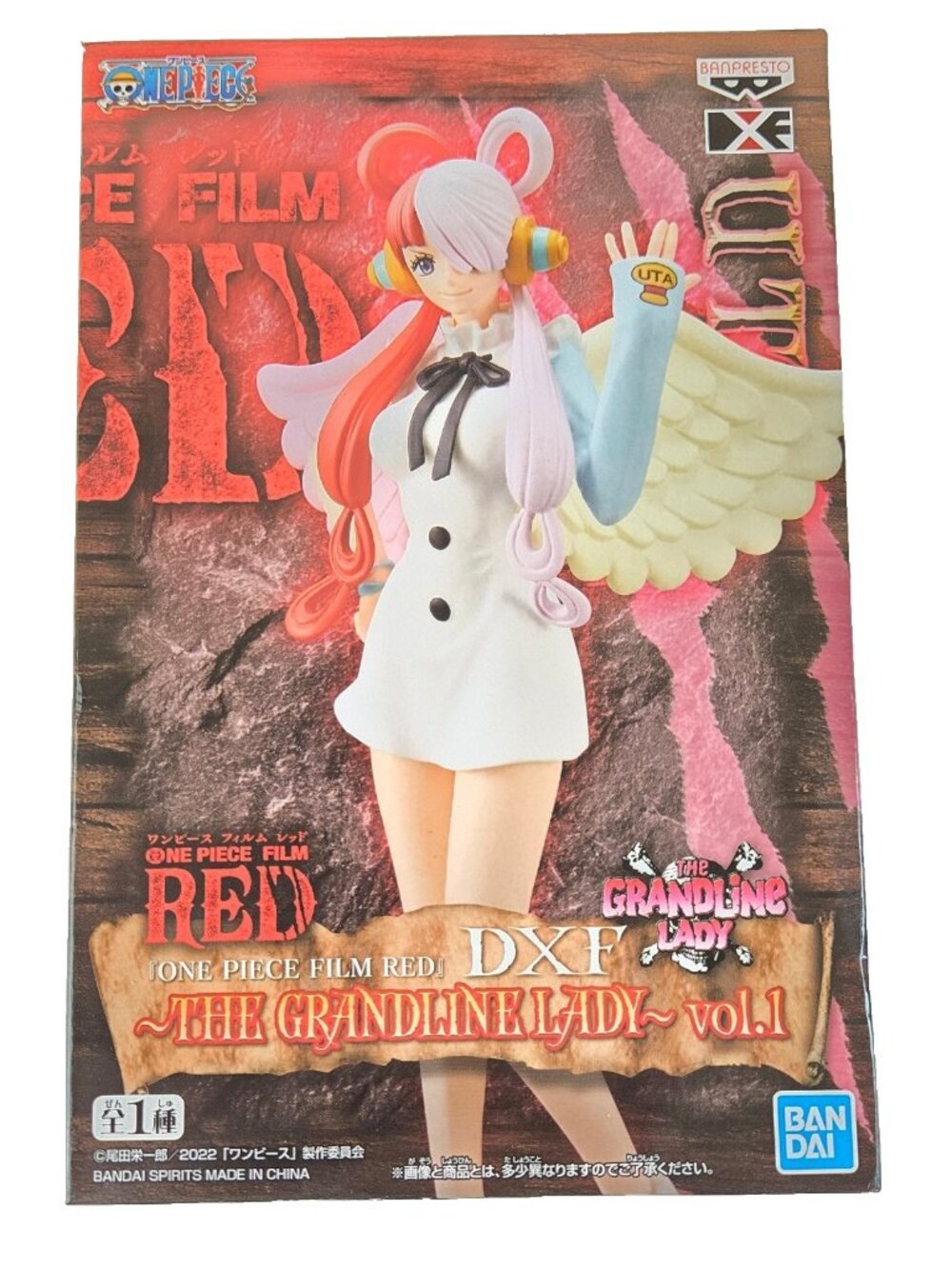 One Piece DXF Grandline Lady Vol.1 Uta Film Red Figure Japan Banpresto New